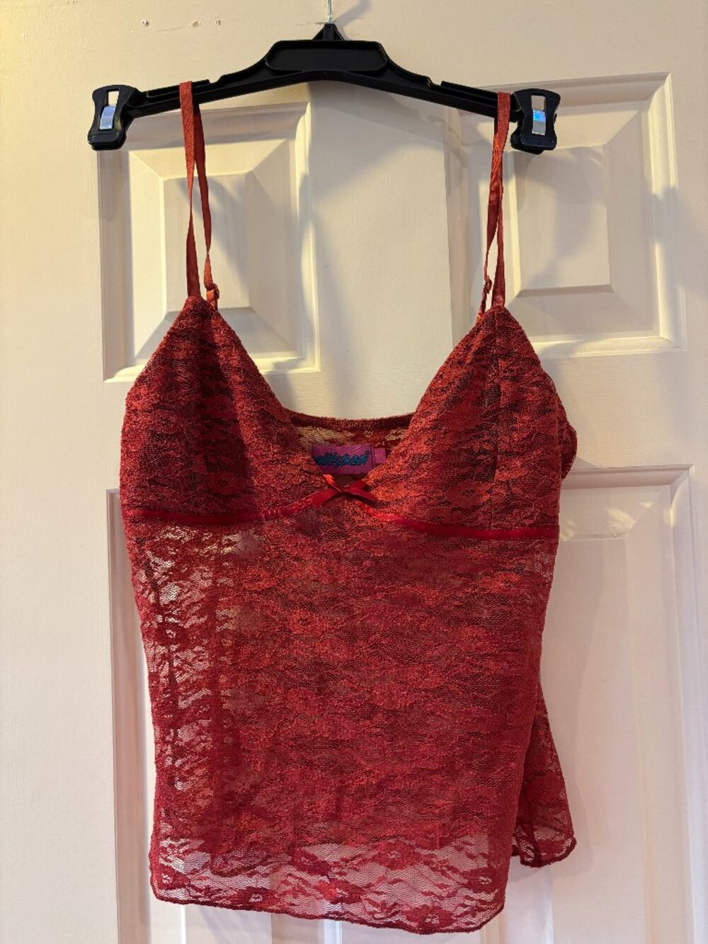 Edikted Red Lace Top